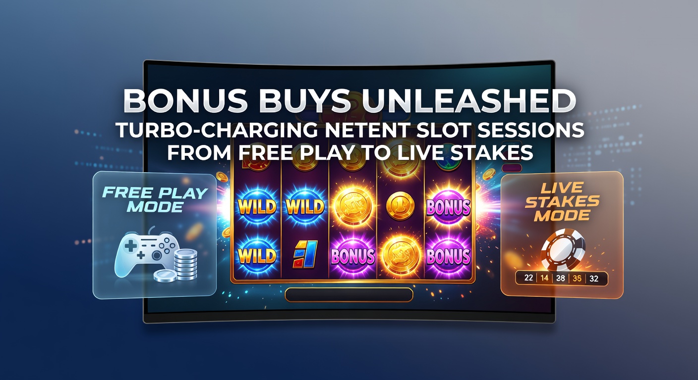Speler schakelt van demo modus over naar live bonus buy in een NetEnt slot, met geldsymbolen en multipliers die exploderen
