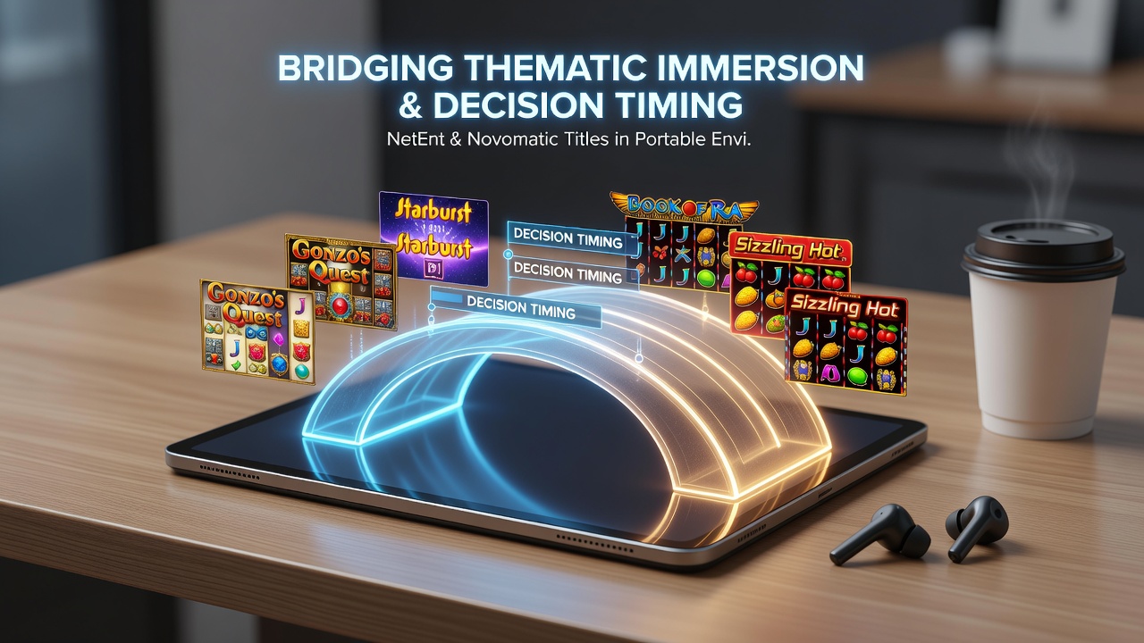 Detailopname van mobiele slotinterface met thematische symbolen en timing-indicatoren
