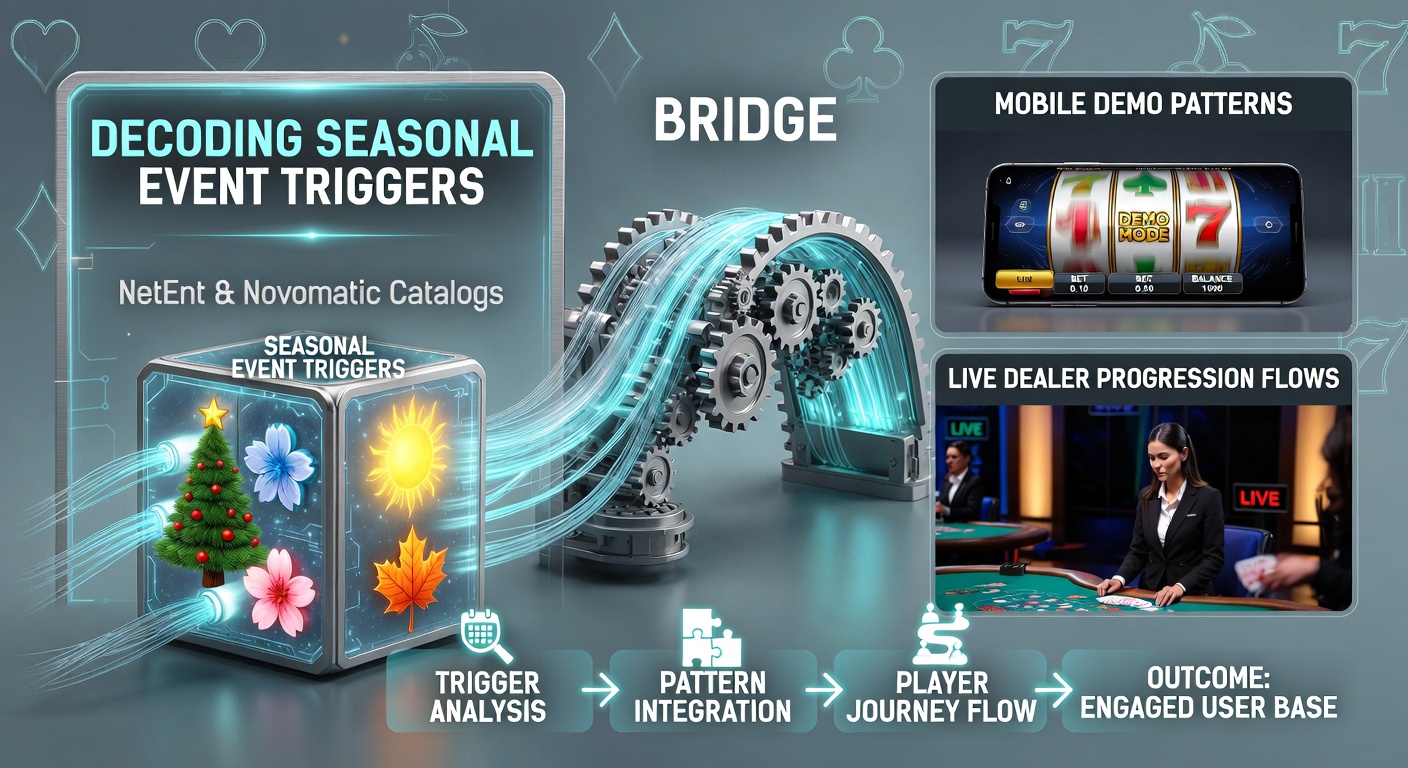 Seizoensgebonden triggers in NetEnt en Novomatic slots die demo patronen verbinden met live dealer flows