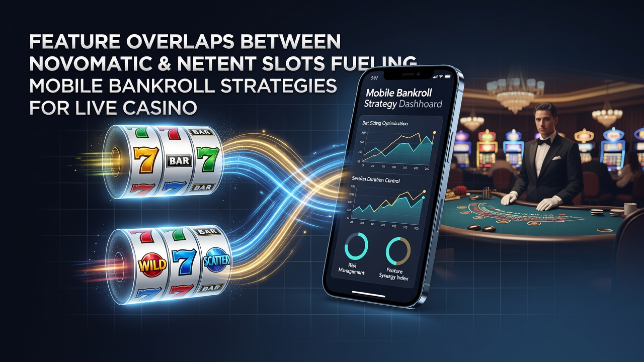 Mobiele bankroll strategieën met Novomatic en NetEnt features