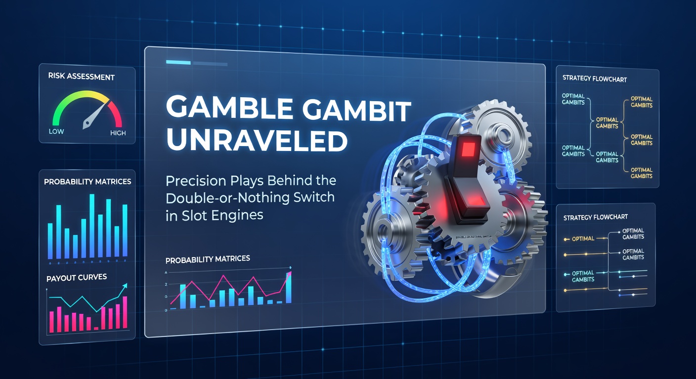 Schermafbeelding van een klassieke gamble-functie in een gokkast, met rood/zwart-keuze en groeiende inzetten