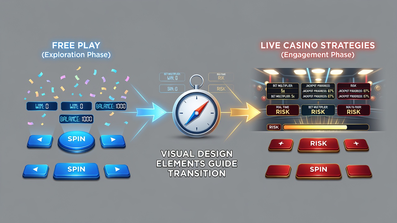 Animaties en visuele overgangen die de overgang naar live casino strategieën ondersteunen