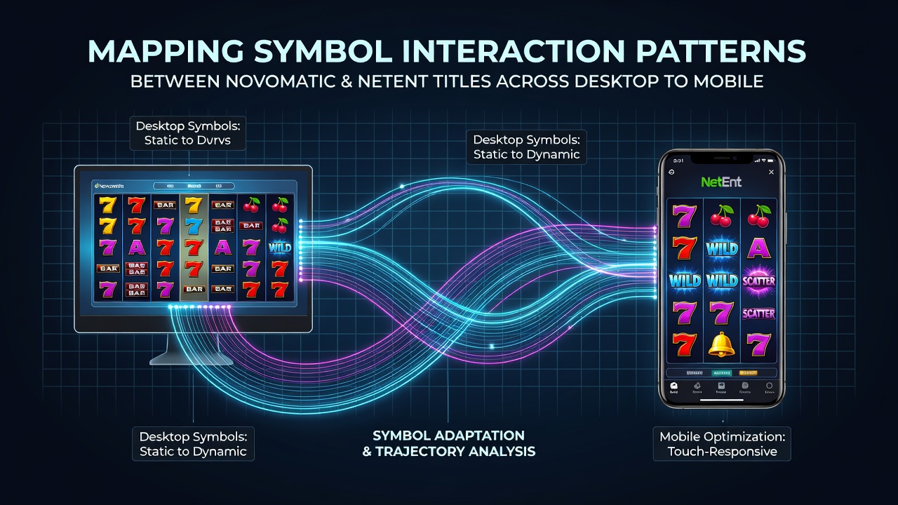 Detail van symboolovergangen in NetEnt en Novomatic slots