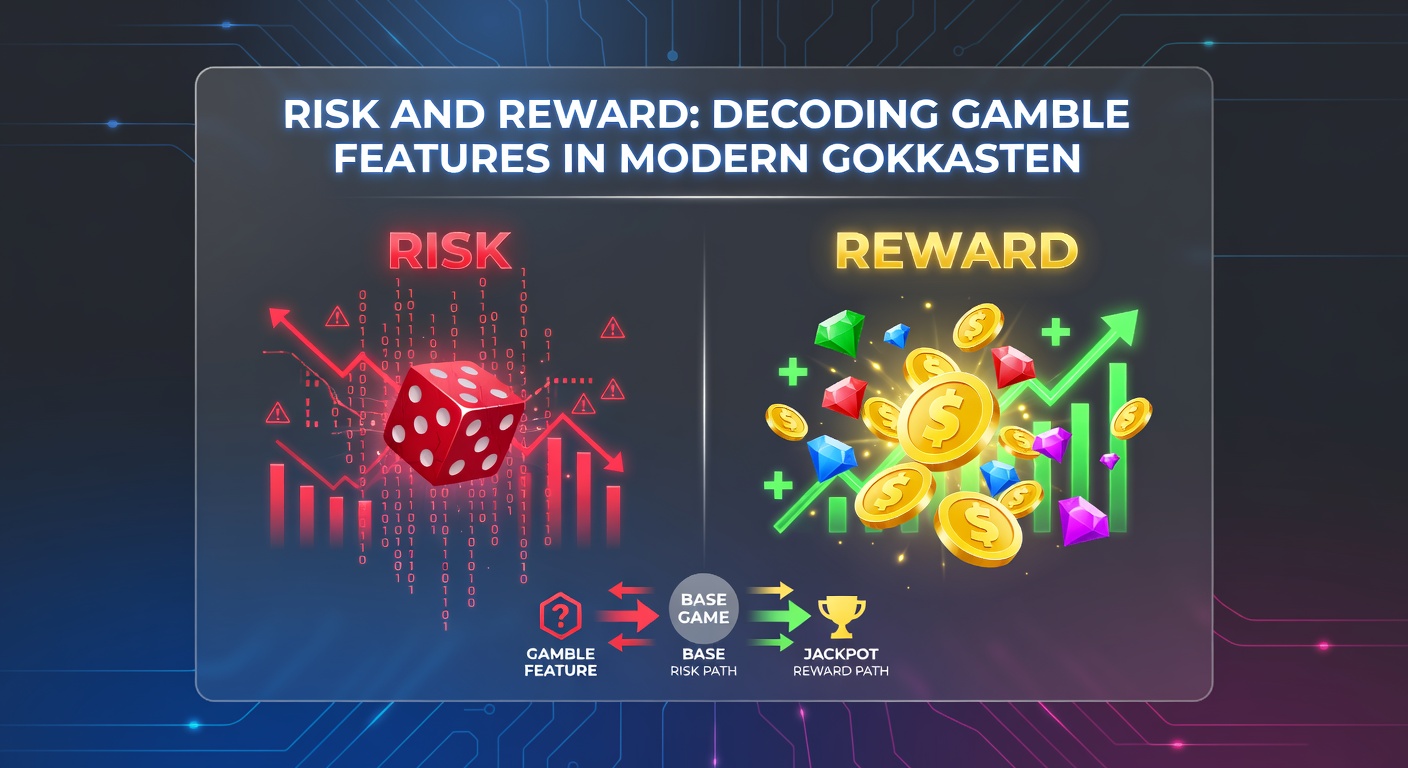 Schermafbeelding van een gamble ladder in een moderne gokkast, waar een speler kiest tussen hoger of lager voor dubbele winsten