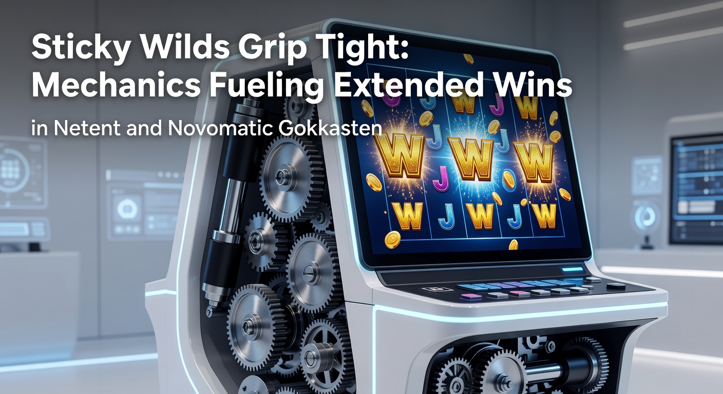 Sticky Wilds in actie op een NetEnt-gokkast, waar symbolen vastplakken tijdens respins voor langere winstreken