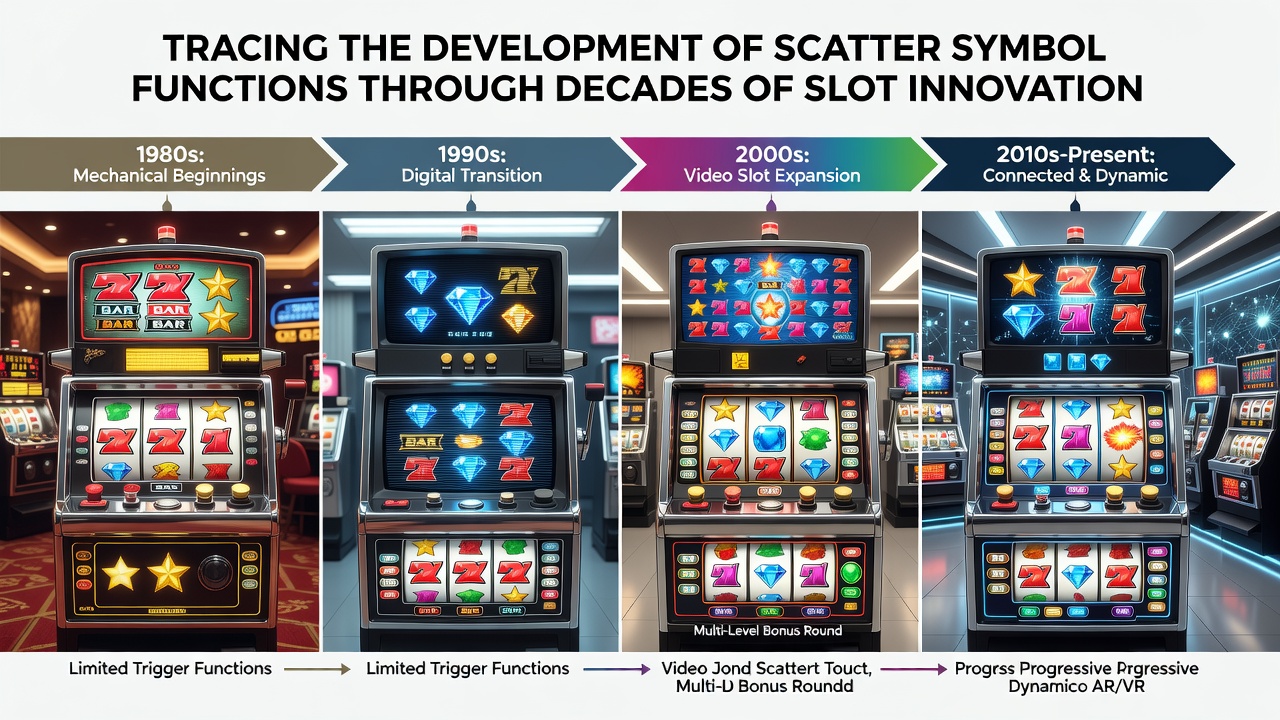 Moderne scatter symbolen met multipliers en bonus triggers in geavanceerde gokkasten