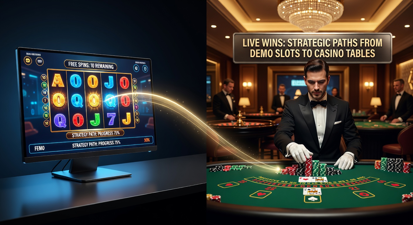 Grafiek met free spins conversie van demo naar live winsten, inclusief bankroll grafieken en succespercentages